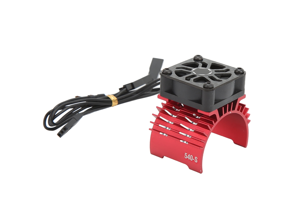 Mali ventilador de Resfriamento para Motor Brushless 8.4v 28000rpm para Carros Rc 1/8 1/10 com Dissipação Forte de Calor Vermelho