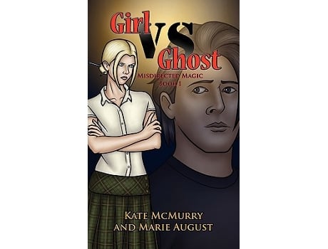 Livro Girl vs Ghost de Kate Mcmurry e Marie August (Inglês - Capa Dura)