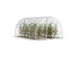 Estufa Túnel de 4 X 3 X 2 M com 2 Portas Articuladas e Cobertura de Pe de 150 G/m² para Vegetais, Plantas e Flores. PROFESIA BOYANG (12 M²)
