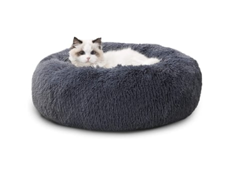 Cama para Gatos Lavável Cama Fofa para Cães Espaço de Descanso para Gatos e Pequenos Cães Tamanho 50X50 / 60X60 Cm Cinza GSEDAOX