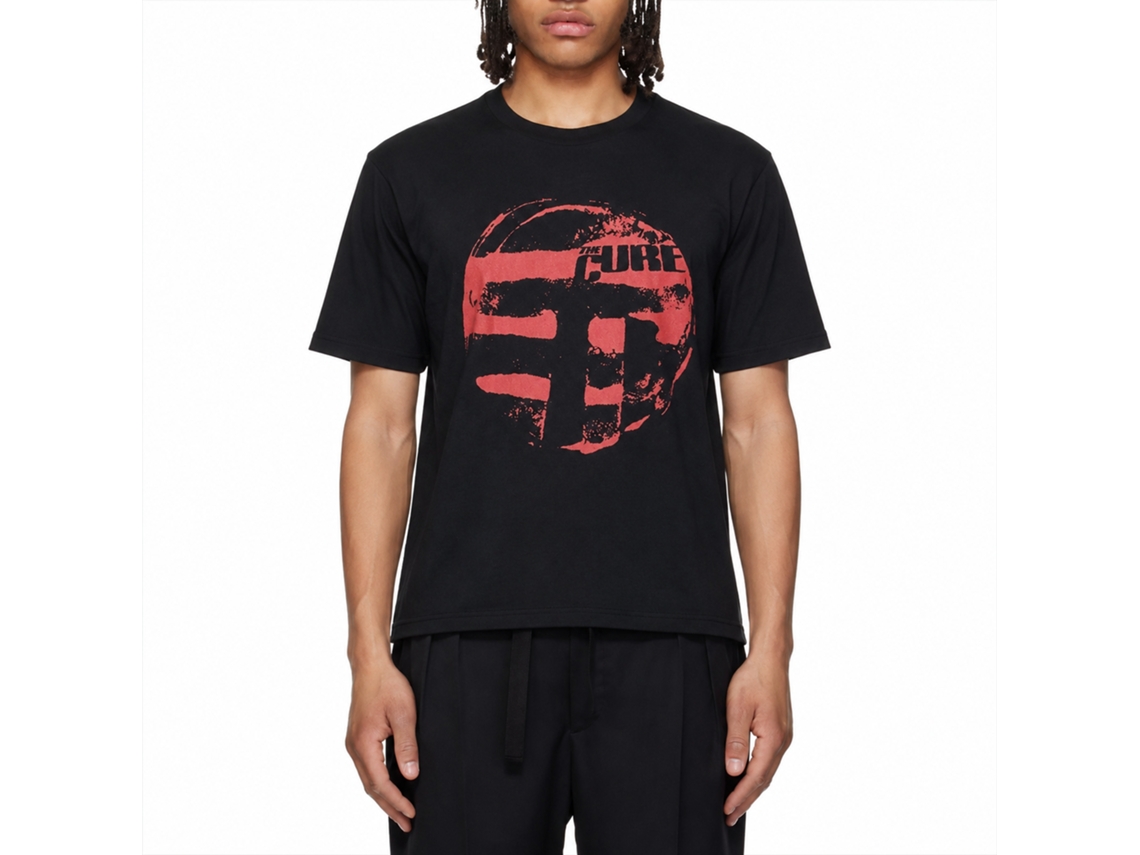 The Cure Eastern Red Logo T-shirt Unisex Adults Size:l