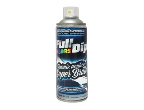 Tinta FULL DIP Verniz Acrílico Brilhante Spray 400 Ml
