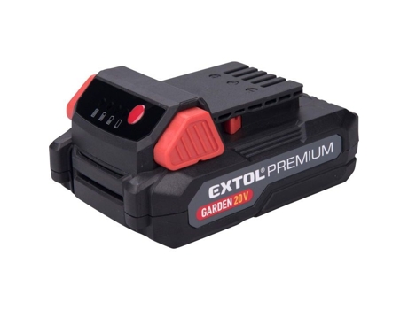 Bateria sem fio Extol Premium Garden20v, íon de lítio de 20 V, 2000 mAh, 8895780