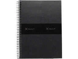Caderno Espiral ANCOR Vault (Pautado - 80 Folhas - A5 - Preto)