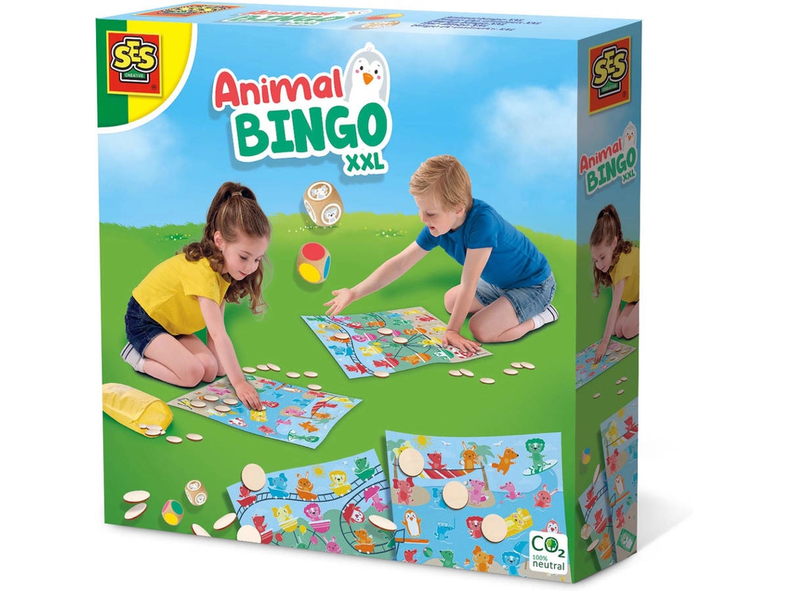 Jogo Ar Livre SES Bingo Xxl Animais (Idade Minima: 4 anos)