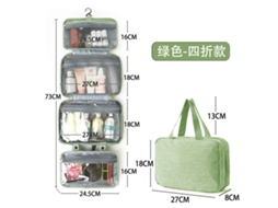 Separação de Itens Secos e Úmidos, Bolsa de Armazenamento Portátil Multicolorida quatro Vezes Verde YUNZII