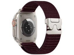 Bracelete Apple Watch Couro Vegano Crazy Horse Fivela XIAOMOYU