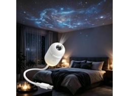 Lâmpada Projetora 2em 1-kajilai Luz Noturna Quarto, Luz Ambiente Usb Com Efeito De Céu Estrelado, Lâmpada Led