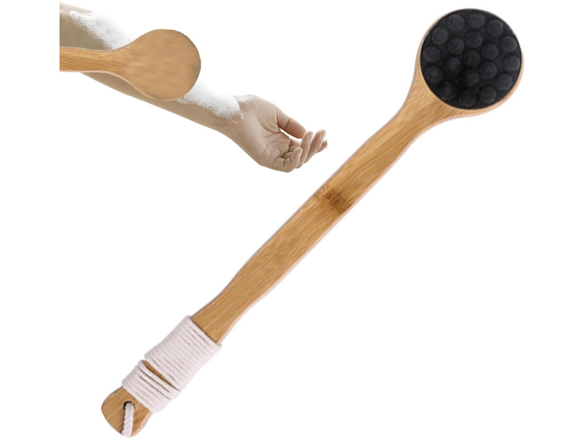 Lurelia Escova Para Costas Para Duche, Cabo Longo, Pega Ergonómica E Antiderrapante, Uso Diário Prático
