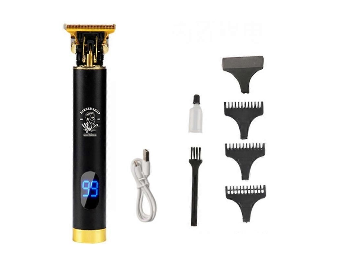 Máquina De Cortar Cabelo Elétrica Sem Fio Usb, Recarregável, À Prova D'água, Profissional, Para Barbeiros.