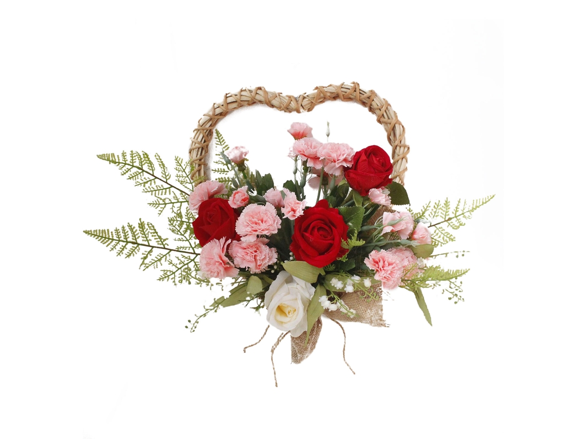 Enfeite de Parede com Tulipas e Rosas Vermelhas LAXISCREED