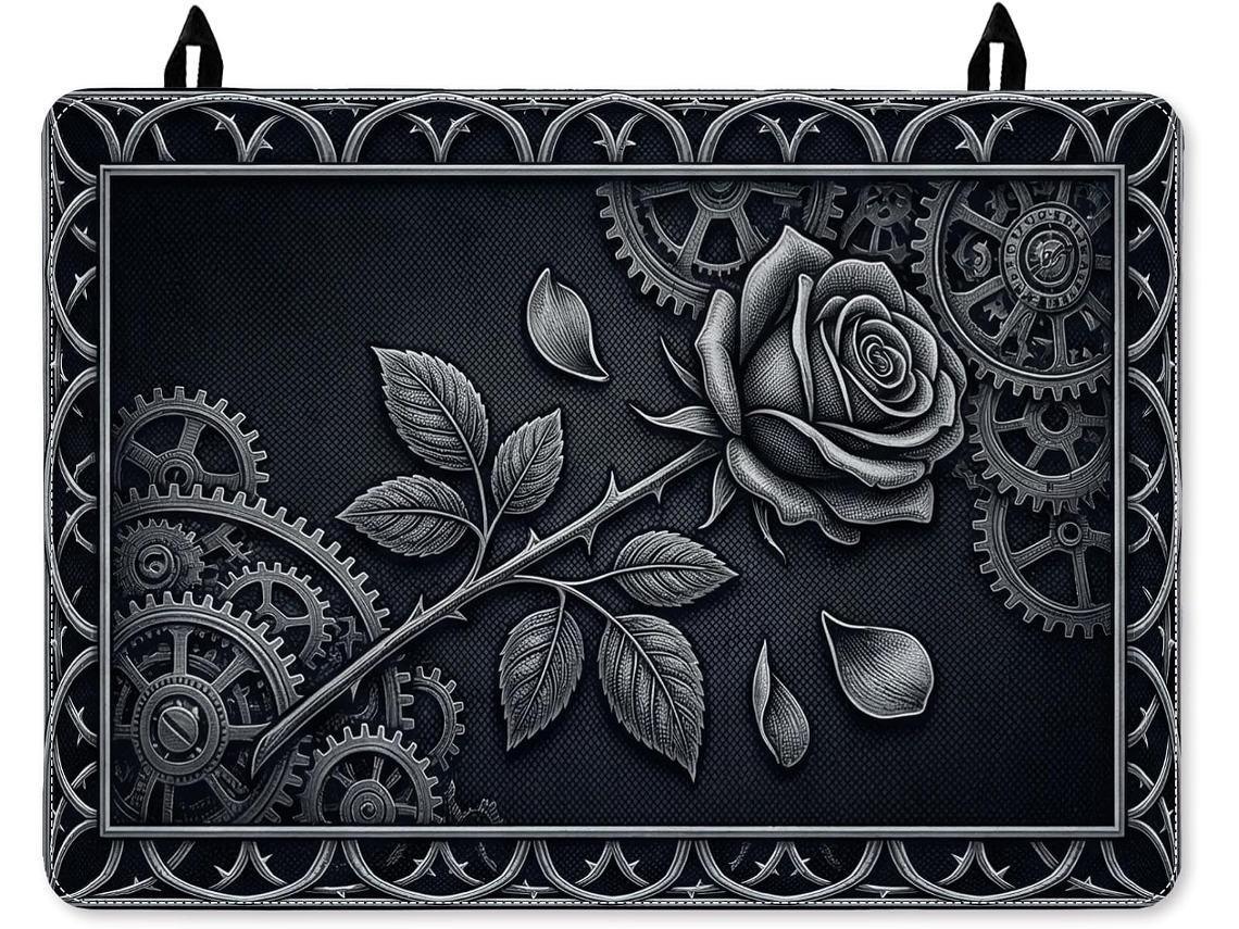 Rose Tampa Para Elétrico Fogão, Engrenagens Industrialis Elegantes, Cor Não Preta, Lavável, Impermeável, Otimizador de
