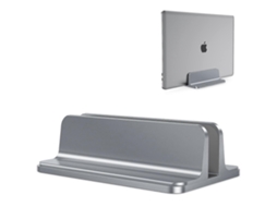 Suporte Para Laptop Com Ajuste Vertical, Suporte De Alumínio Para Macbook, Cinza Aquaforge