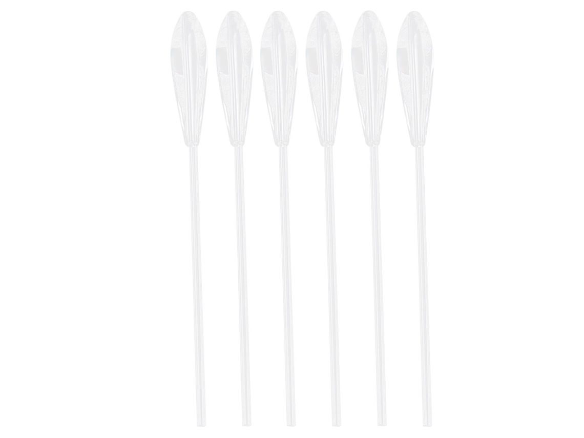 6 Flutadores de Pesca de Acrílico Transparentes 20g