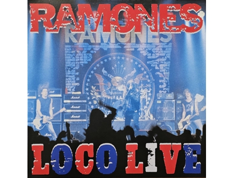 Ramones Loco Live 2lp Vinil Azul E Vermelho Transparente Edição Limitada Rsd 2025 Rhino Records