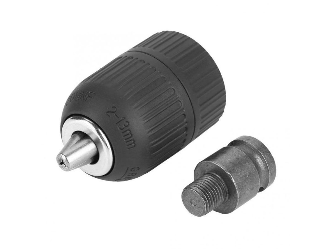 Mandril Sem Chave 2-13mm 1/2"-20unf Com Adaptador Para Chave De Impacto