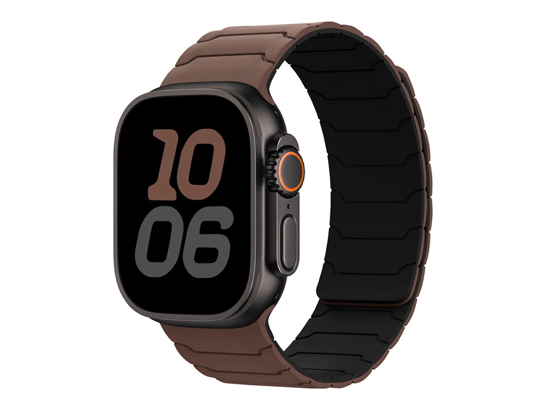 Bracelete Para Apple Watch 38/40/41/42mm Castanho-preto Cuich
