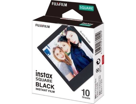 Carga  Instax Square 10x Folhas - Preto