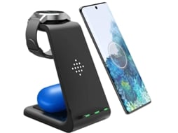Carregador Sem Fio Qi Fast Gear Ultra Para Samsung Yizhood Preto