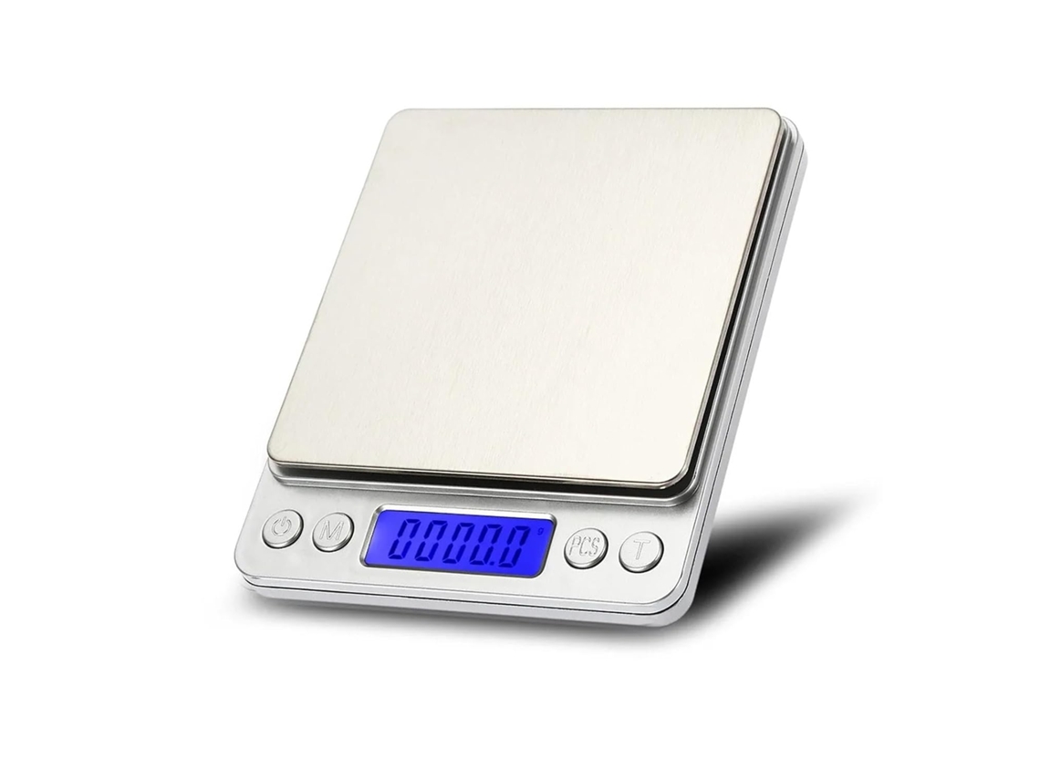 Balança De Cozinha Digital, 3kg E 0, 1g, Balança Eletrônica Digital, Com Estojo De Bolso, Joias, Alimentos E