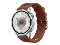 Pulseira De Relógio De Silicone Com Fivela Em Escada, Cor Sólida E Furos.