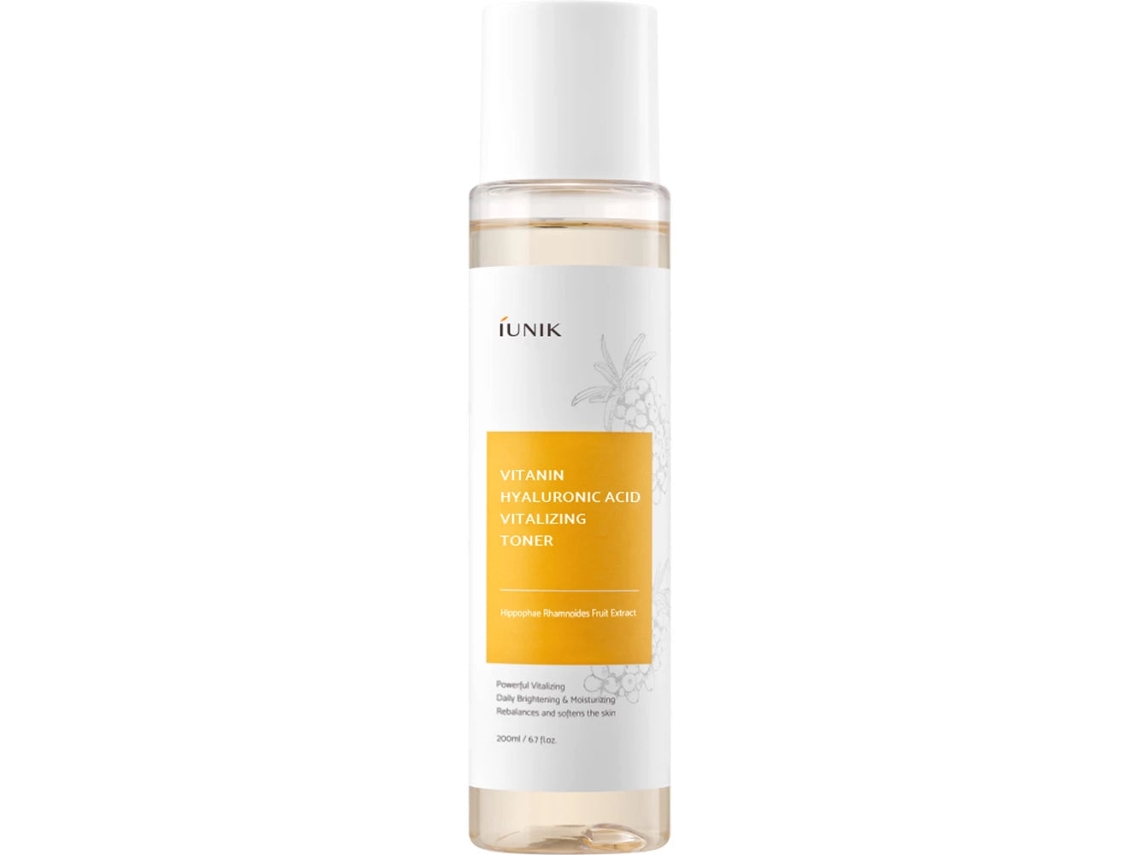 Tónico Facial Hidratante 200 Ml Ácido Hialurónico, Niacinamida, Vegan IUNIK