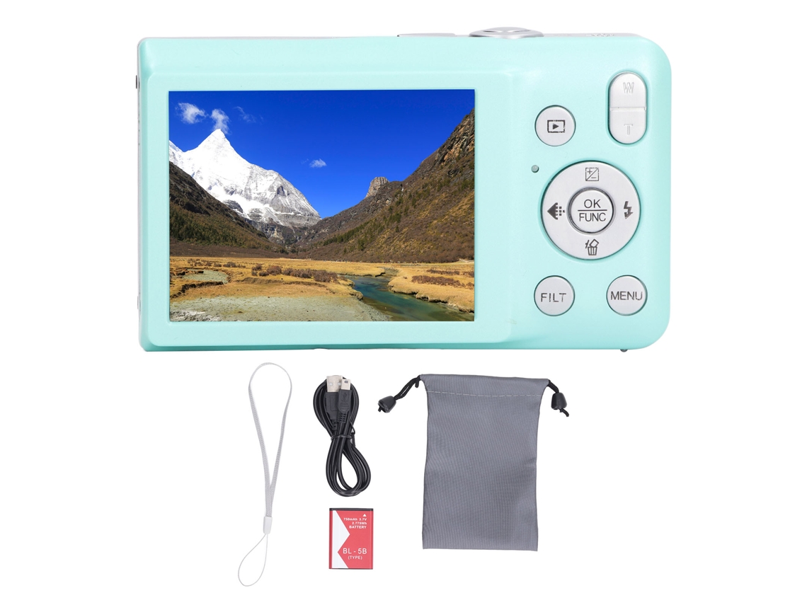 Cámara Digital Compacta Pequeña Para Vlog Con Hd Y Zoom, Cámara Digital Portátil