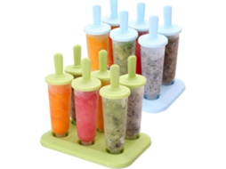FNINIJEDE Formas Reutilizáveis Para Gelados (12 Unidades)