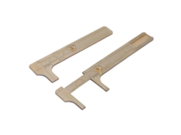 Conjunto De 2 Paquímetros Vernier Pequenos Latão Com Pinças Escala E