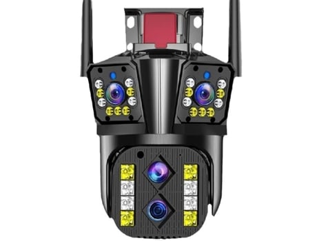 Câmara Zruxe Df 3hbj 8mp Hd Ip66 À Prova Dágua Externa Wifi Ip Câmera Com Suporte Para Visão Noturna Com Luz Dupla