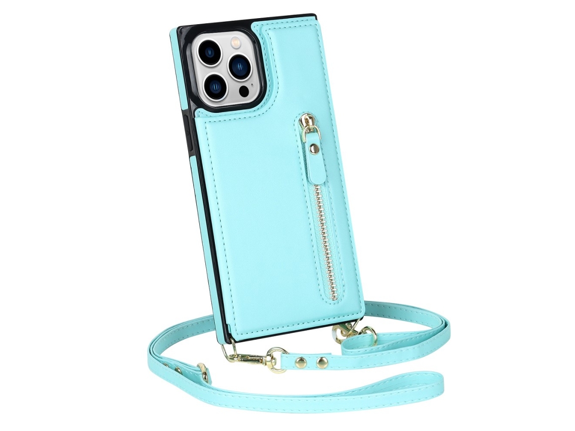 Suporte Casa Para Iphone 14 Pro Pele Sintética Magnética Com Porta-cartões Bege