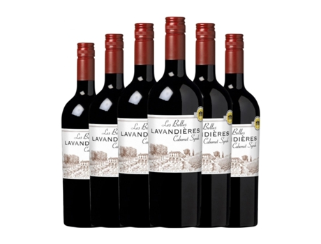 Vinho UNION DES VIGNERONS Les Belles Lavandières Cabernet Syrah Vin de Pays d'Oc (0.75 L - 6 Unidades)