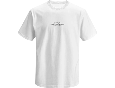 T-shirt De Homem Jj Jprblacasper Ss Fst Branco (s)