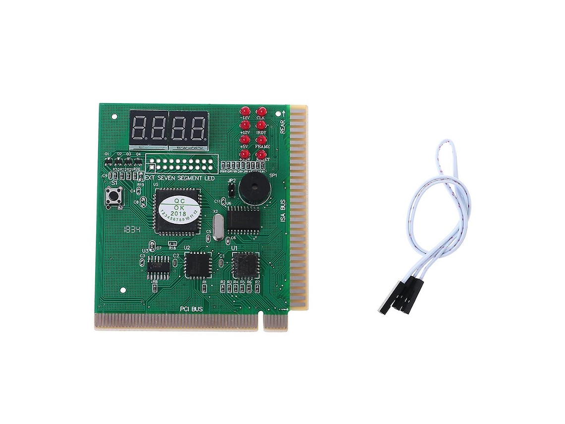 Para Placa De Diagnóstico De Computador De 4 Dígitos Placa-mãe Placa-mãe Pós Testador Pci Isa