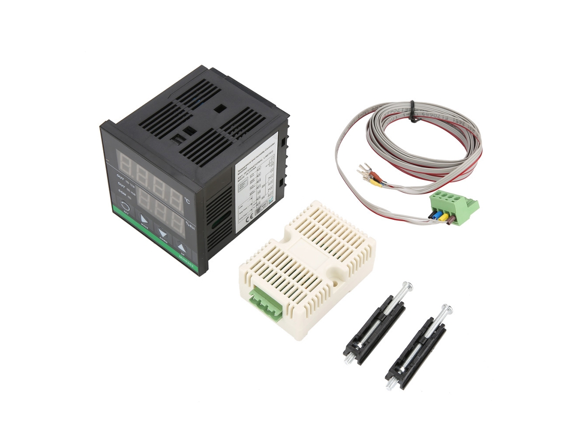 Controlador Digital De Temperatura E Umidade Mh0302 Painel 72*72mm Sensor Industrial Agrícola