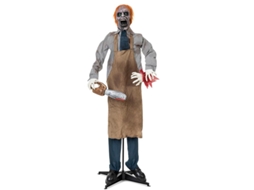Fantasia Infantil - Viving - Zumbi Com Motosserra - Tamanho 130 Cm - Unissex - Halloween