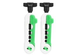 Mini Carretel de Linha AQUAFORGE ajustável, branco e verde