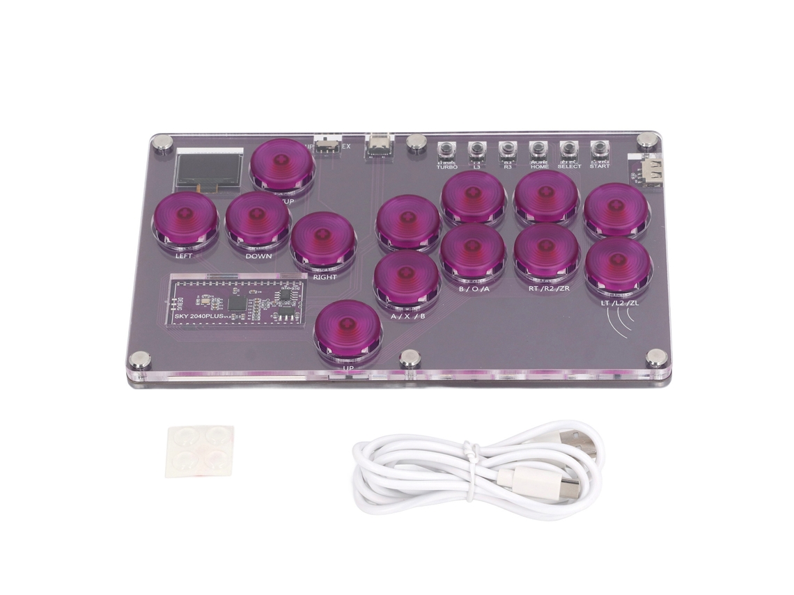 Controle Arcade LAXISCREED 13 Botões Hot Swap