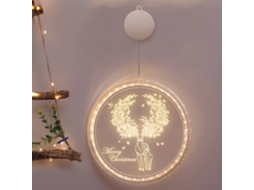 Luz de Natal Suspensa Led Ip65 Decoração Janela