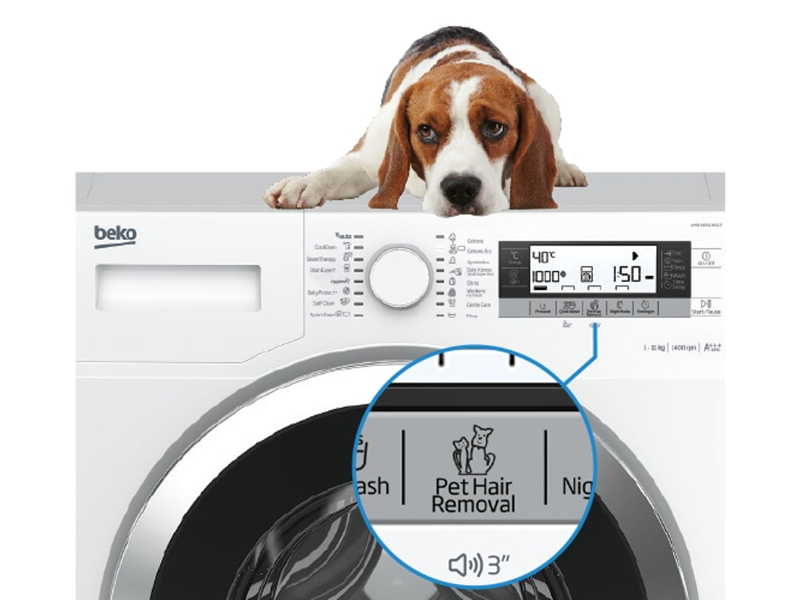 Beko WTA 8612 XW DR - Lavadora de 8kg y 1200rpm AutoDose Clase C