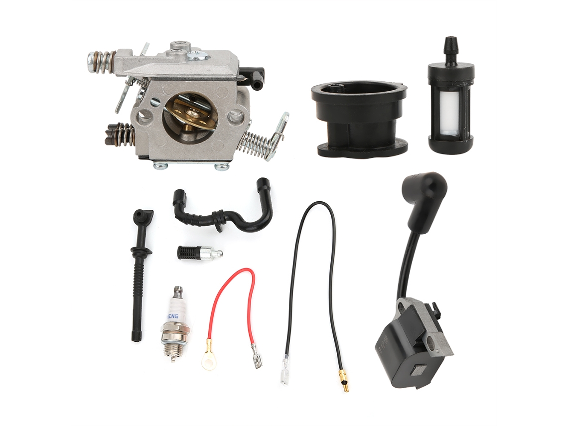 Kit De Carburador, Bujía Y Filtro De Combustible Para Motosserra Stihl 017 018 Ms170 Ms180 Peças De Reposição