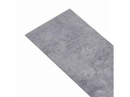 Placa de Piso Autoadesiva 32 Pcs Cinza Cimento 4,46m² de PVC MAISON EXCLUSIVE