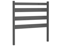 Bed Headboard, Bed Headboards Vidaxl Cinzeto Madeira De Pinho (96 X 100 Cm)