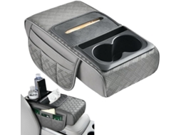 Consola Central Para Carro Com Porta Copos Expansível Para Prova D'água E Porta-lenços.