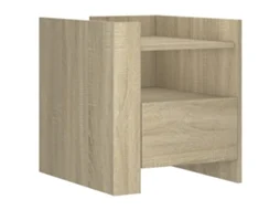 Mesa Cabeceira Carvalho Sonoma MAISON EXCLUSIVE 45x50x50 cm