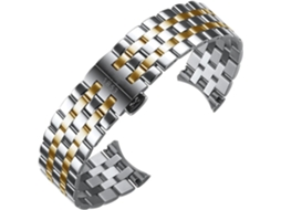 Pulseira de aço inoxidável de 20 mm para relógio de alta qualidade e resistente S/MARCA
