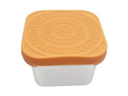 Conjunto De 1 Potes Para Armazenamento, Em Aço Inoxidável E Silicone, À Prova De Vazamentos, Com Tampa, Para Molhos, Adequado A Escritório