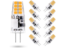 Lâmpada Led Nova Line G4 12v 3000k branco quente 3w 35w halógena equivalente pack de 10