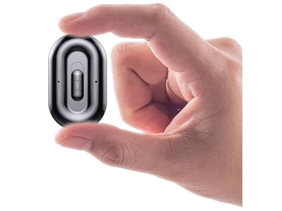 Gravador de Voz Dispositivo Ativado Por Voz com Capacidade de Gravação de 192 Horas 32 Gb Preto