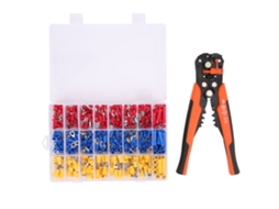 Kit Conector Terminal Prensado A Frio E Descascador De Fios Para Marítimo E Automotivo M3400pcs